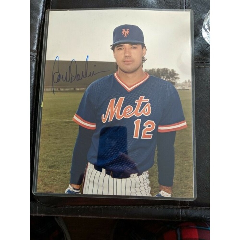 Ron Darling Signed Autograph 8x10 Photo Certificate of Authenticity